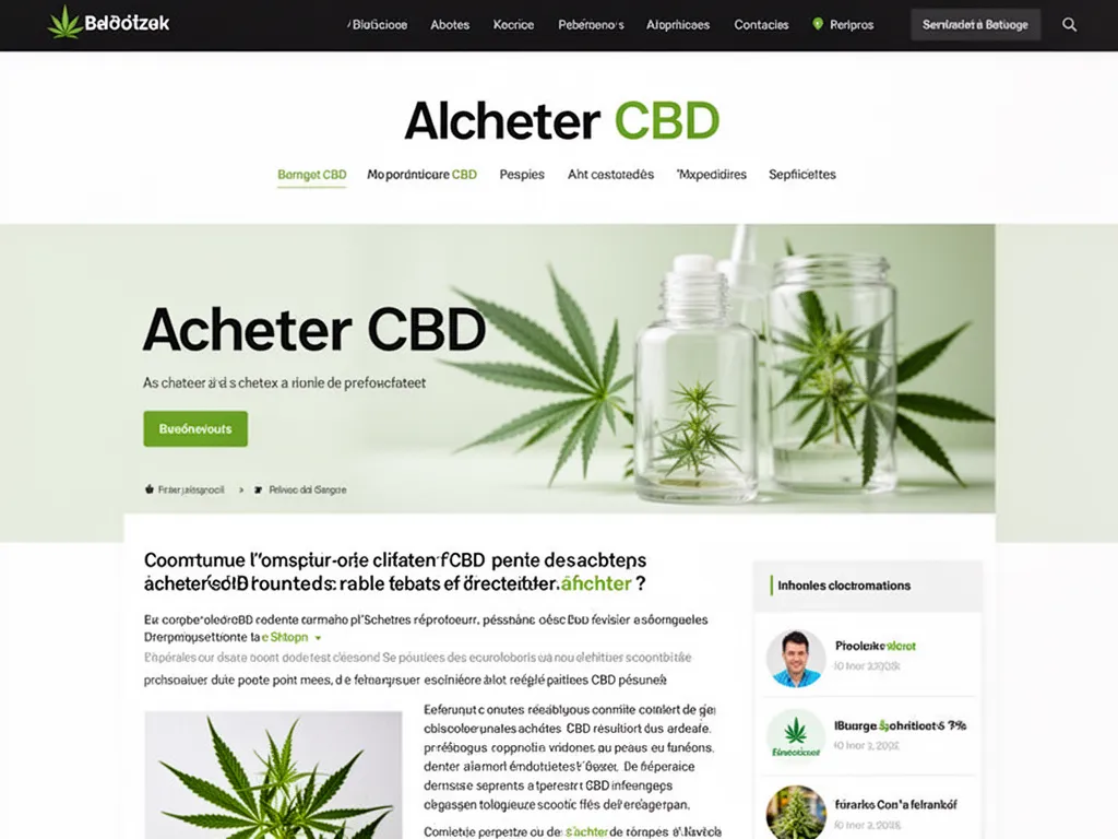 Acheter CBD : guide pratique pour bien choisir