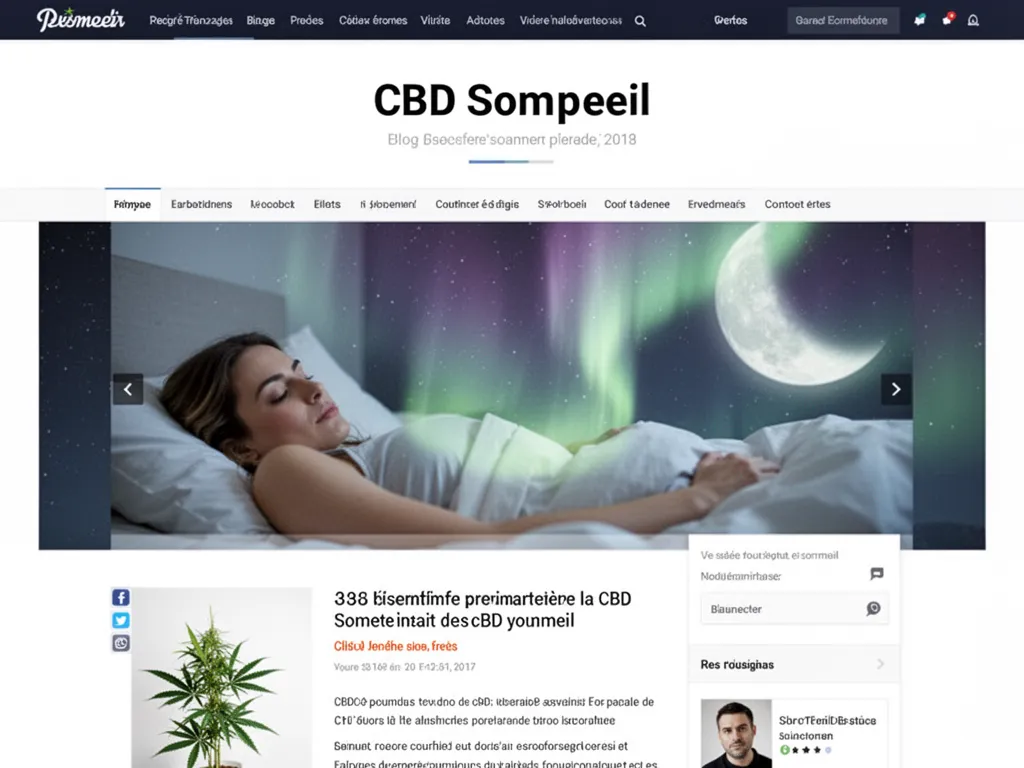 CBD et sommeil : il ne vous endort pas, il vous désarme