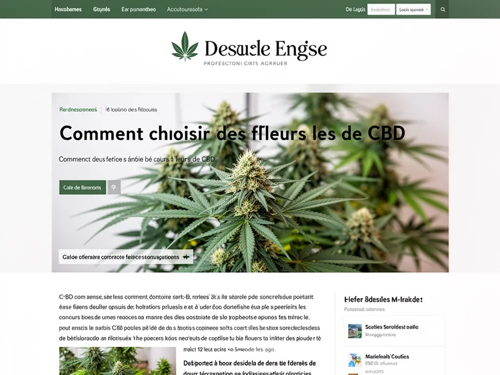 Comment choisir des fleurs de CBD : guide pratique