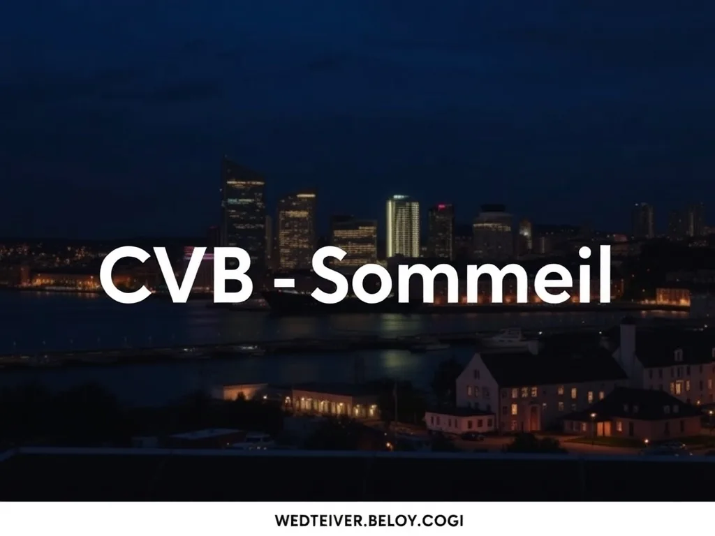 CVB sommeil: ton cœur passe la nuit, voici ce qui se joue