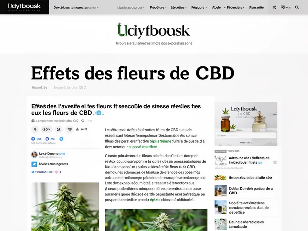 Effets des fleurs de CBD : que peut-on attendre ?