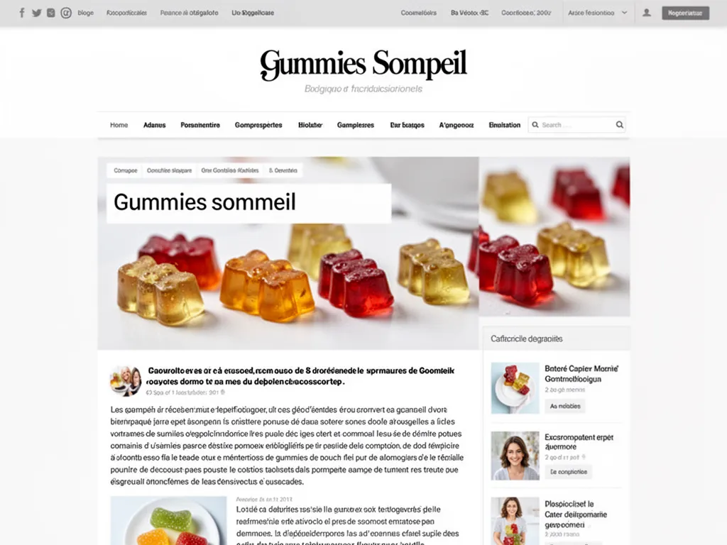 Gummies sommeil CBD : guide pour mieux dormir