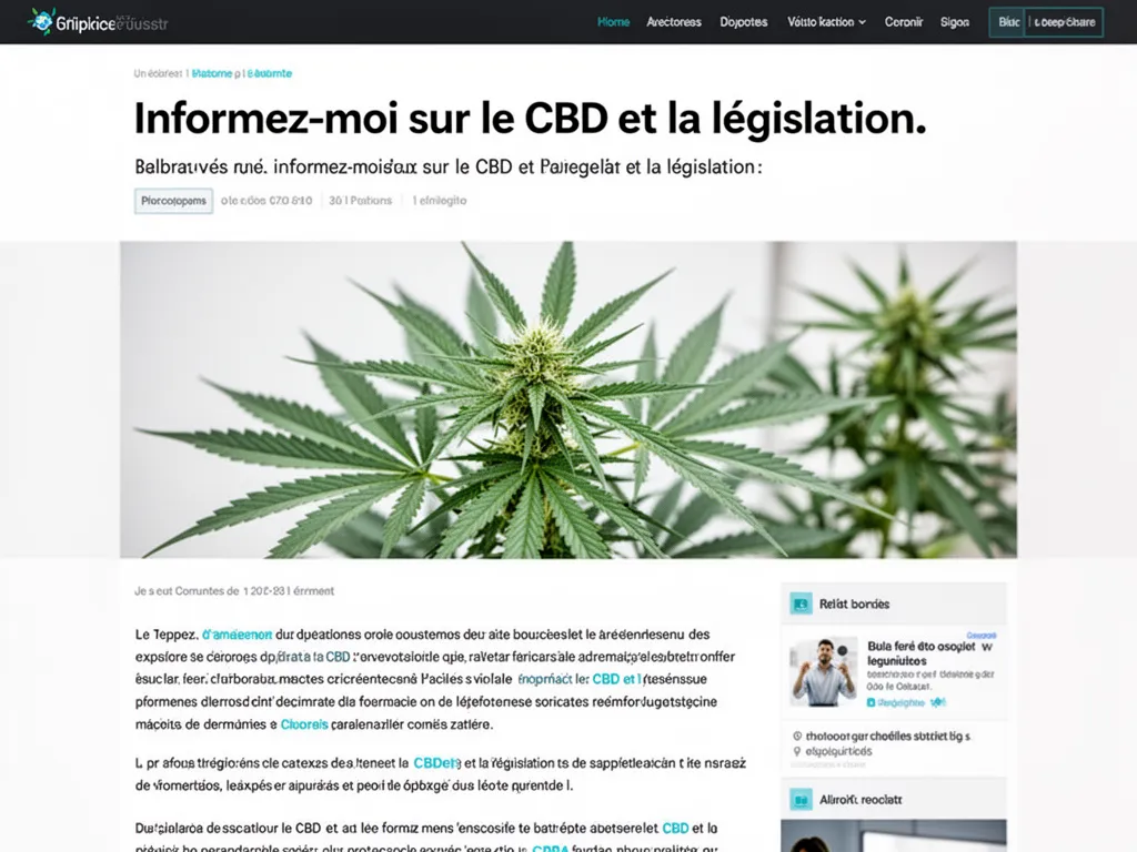 Législation CBD 2026 : ce que dit vraiment la loi