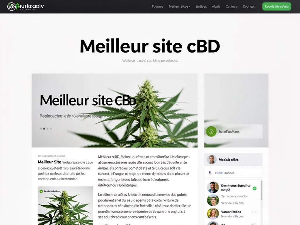 Meilleur site CBD : comment trouver le bon site en 2026