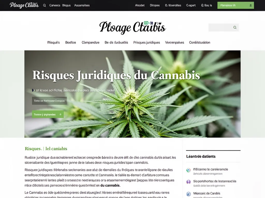 Risques juridiques du cannabis 2026 : ce que tu risques